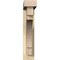 Ekena Millwork Merced Block Rough Sawn Bracket w/ Offset Brace, Douglas Fir, 4"W x 20"D x 20"H BKT0402X20X20MRC05RDF - alternate 3
